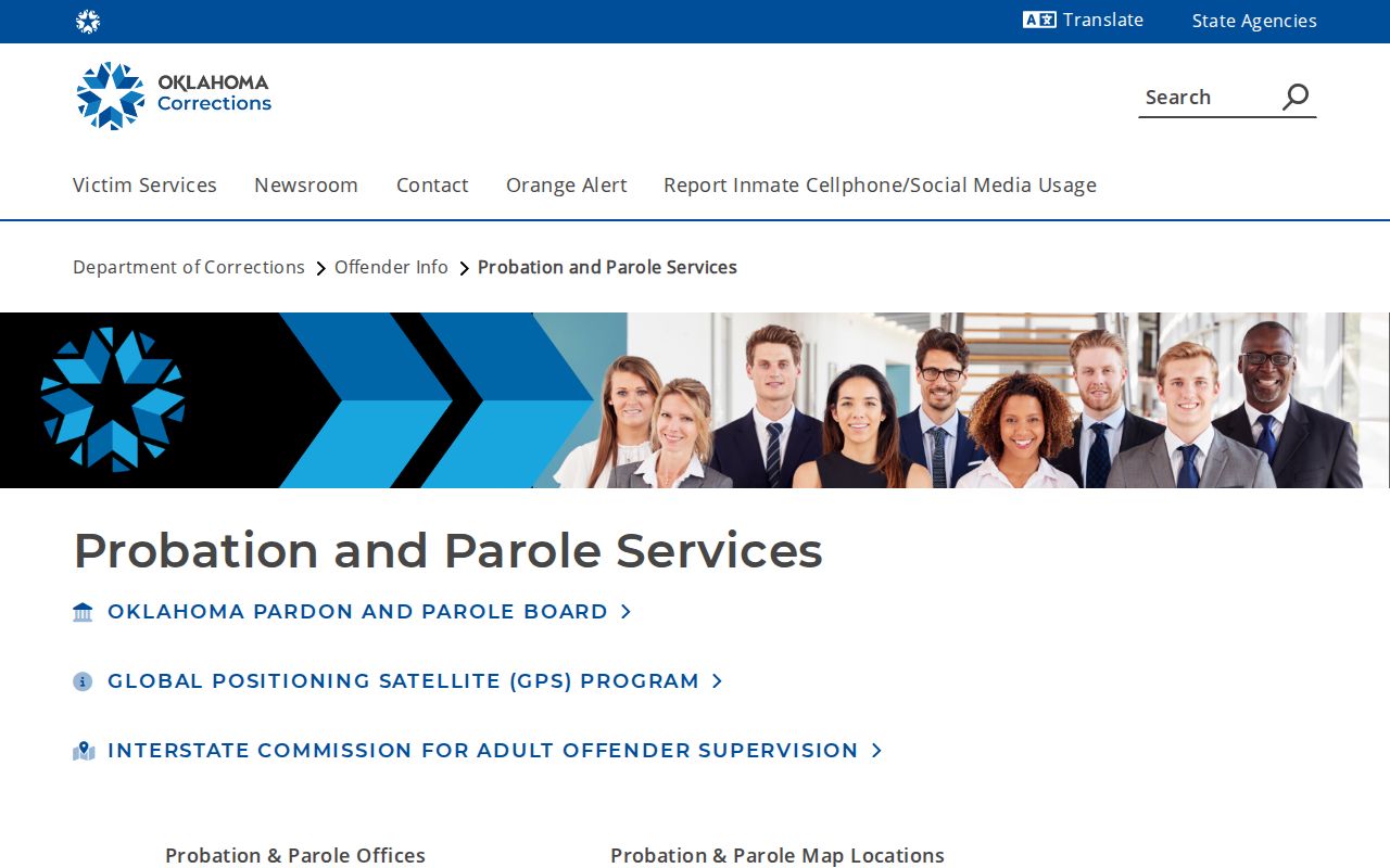 Atoka ODOC supervision office serving Coal County releases